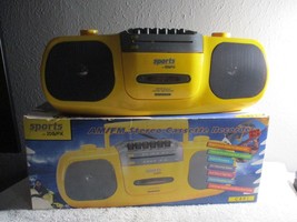 Gran Prix C891 Yellow Sports By GPX Radio/Cassette Player/Recorder Boomb... - $98.00