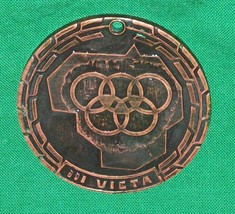 Lssr Lithuania Nemen Nemunas Bronze Medal Award Wwii Cold War Olympic Sport Vtg - £33.64 GBP