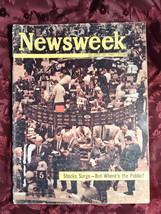 NEWSWEEK April 29 1963 4/29/63 Wall Street Stocks Surge Laos Cuba NFL Betting - £8.60 GBP