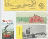 5 Different 1980&#39;s Colorful Japan Tourist Attraction Souvenir Tickets  - $17.82