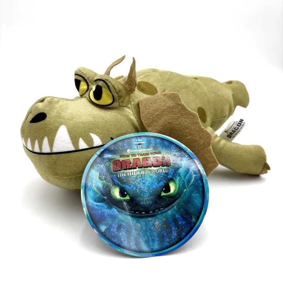 How To Train Your Dragon Hidden World Meatlug Plush Toy Large 14 inch NWT - $19.59