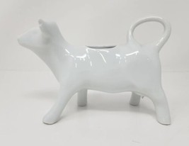 Vintage Pillivuyt France Porcelain R901 56 White Cow Figurine Milk Creamer U1 - £19.97 GBP