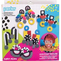 Perler Aaliyah Taylor Jewelry Fuse Bread Craft Kit for Kids, Multicolor 2467 Pie - £12.78 GBP