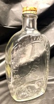 Vintage Embossed 1776 Rev. War LOG CABIN Syrup Bottle Faux Cork - £5.60 GBP