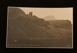 St. Anthony s Chapel And Arthur s Seat Edinburgh Scotland Postcard - £11.78 GBP