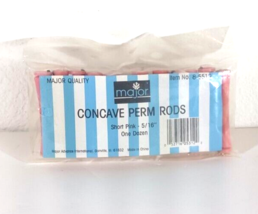 MAJOR Straight PERM RODS  Short Pink 5/16&quot; Pack of 12 Elastic Band - $110.03 MXN