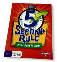 Trivia 5 Five Second Rule Game Just Spit it Out Questions Answers Timer ... - $19.75