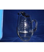 2-Masted Ship Etched 3 qt Crystal Pitcher with Ice-Lip Pouring Spout - €17,11 EUR
