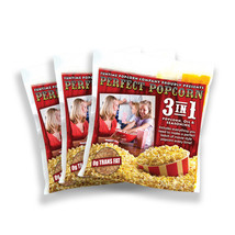 FunTime FT824 8-Ounce 3-in-1 Popcorn portion Movie Pouch Kit - 24pk - £59.61 GBP