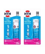 2-pack HTH Pool Care 6-Way Test Strips for Chlorine Swimming Pools exp 0... - $18.14 CAD