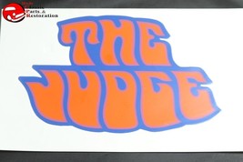 70 Pontiac GTO&quot; The Judges Deck Lid Trunk Stickers 8&quot; x5&quot; Orange-
show origin... - £29.85 GBP