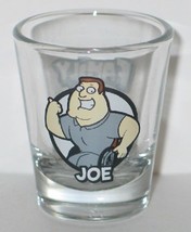 The Family Guy Joe Figure Illustrated Clear ShotGlass NEW UNUSED - $3.97