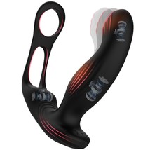 Vibrating &amp; Swing Anal Plug Vibrators With Cock Ring, Heated &amp; Remote Control Pr - £16.50 GBP