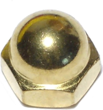 Acorn Cap Nuts, 1/4-20, Piece-10 - $18.04