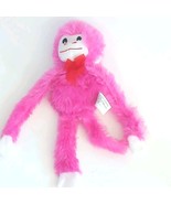 Greenbrier International pink gorilla  fuzzy friends 12&quot; hanging plush - $8.00