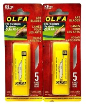  OLFA Replacement Art Blades KB/5B 1124196 Fits AK-1, AK-4 10 blades (5pack) - £9.15 GBP