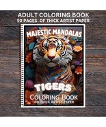 Tigers - Spiral Bound Adult Coloring Book - Thick Artist Paper - $26.00
