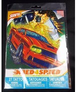 Savvi Need for Speed 27 GLOW temporary tattoos pack Made USA - $94.08 MXN
