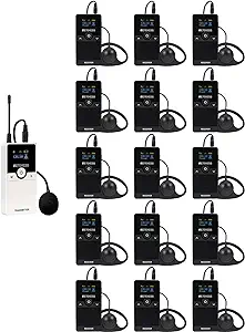 Tt116 Wireless Tour Guide System, Plant Tour Headsets, Noise Reduction, ... - $555.99