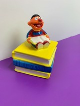 Sesame Street Ernie Ceramic Trinket Box Jim Henson Applause Books School... - $23.36