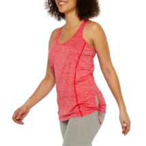 Xersion Studio Women&#39;s Side Rouched Tank Top Size X-Large Cyber Red  NEW - £15.39 GBP