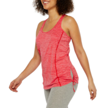 Xersion Studio Women&#39;s Side Rouched Tank Top Size X-Large Cyber Red  NEW - £15.58 GBP