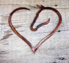 Horse Heart Silhouette - Western Décor - Metal Wall Art - Copper 12&quot; - £22.76 GBP