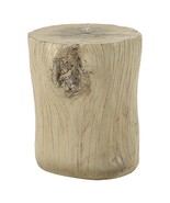 Gene Round Accent Table, Natural Brown Finish - $2,686.19 MXN
