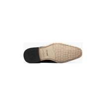 25630-001 Stacy Adams Tedesco Cap Toe Oxford Lizard Leather Dress Shoes Black image 4