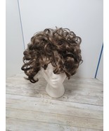 Vintage Helene Curtis Wig Hair Piece Curly Brown Nature Blend Modac 53 S... - $68.58 CAD