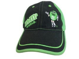 Cute Used M&amp;M&#39;s Hat  M&amp;M&#39;s Green Lady World Las Vegas - £19.82 GBP