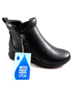 Taxi by Sean Alan Jolene-01 Black Low Wedge Heel Waterproof Winter Ankle... - $99.99
