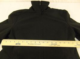 Womens The Limited Stretch Black Full Zipper Polyester Blend Medium Jacket - $15.65