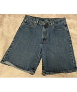 Levis 550 Relaxed Fit Jean Shorts Medium Wash Mens Size 36 - £13.90 GBP
