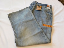 Lee Dungarees Men&#39;s Relaxed Bootcut Blue Jeans Vapor 2109944 Denim NWT NEW - $31.19