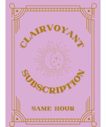 Clairvoyant Subscription: Same Hour/Within Hours – PDF Transcript Included - $146.00