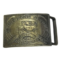 Ford Belt Buckle Henry Ford Model T Detroit Automobiles Lewis Buckles - $12.99