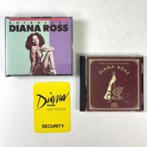 Diana Ross Anthology Hits + Lady Sings Blues CDs + On Tour Concert Security Pass - £30.30 GBP
