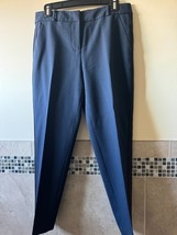 Kate Spade New York Navy Blue Trousers Black Stripe SZ 6 NWOT - $1,384.01 MXN