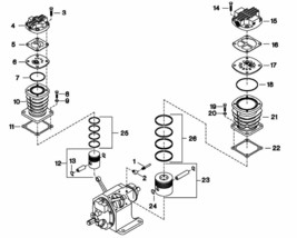 Model 2340 Piston LP Bare 32496572 refer #23 in pic Ingersoll Rand  compatible - £135.39 GBP