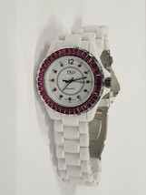 New Tko Orlogi Womens Pink Swarovski Crystals Watch - £47.16 GBP