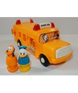 Illco Walt Disney School Bus w/ Donald &amp; Pluto Figures RARE - €11,36 EUR