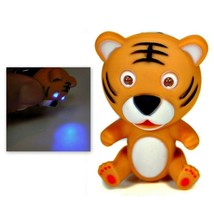 LED TIGER KEYCHAIN with Light and Sound Cute Animal Roaring Noise Key Ch... - $8.14 CAD