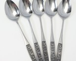 Interpur INR28 Oval Soup Spoons 7 1/2&quot; Lot of 5 Stainless - $29.39