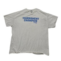 Tournament Champion BlueDog Events CA T-Shirt White XL Poker Distressed - £11.56 GBP