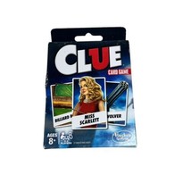 Clue Card Game Ages 8 And Up With 3-4 Players By Hasbro Gaming - $9.50