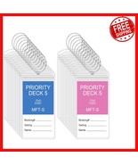Portable 50-Pack Clear Luggage Tag Holders - Waterproof and Reliable for... - $645.29 MXN