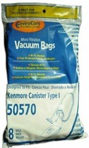 Kenmore Canister Style 50570 Vacuum Cleaner Bags, EnviroCare Replacement Brand, - $13.57