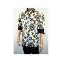 Mens Sports Dress Shirts By AXXESS From Turkey 100% Egyptian Cotton 622-12 White image 11