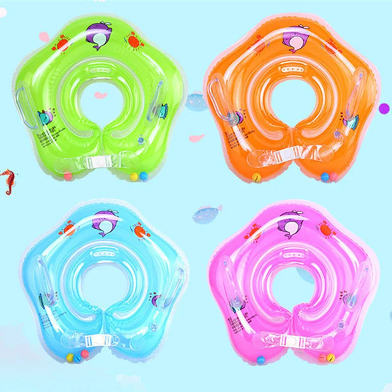 Neck ring tube safety newborn infant toddler float circle for bathing inflatable safety thumb200